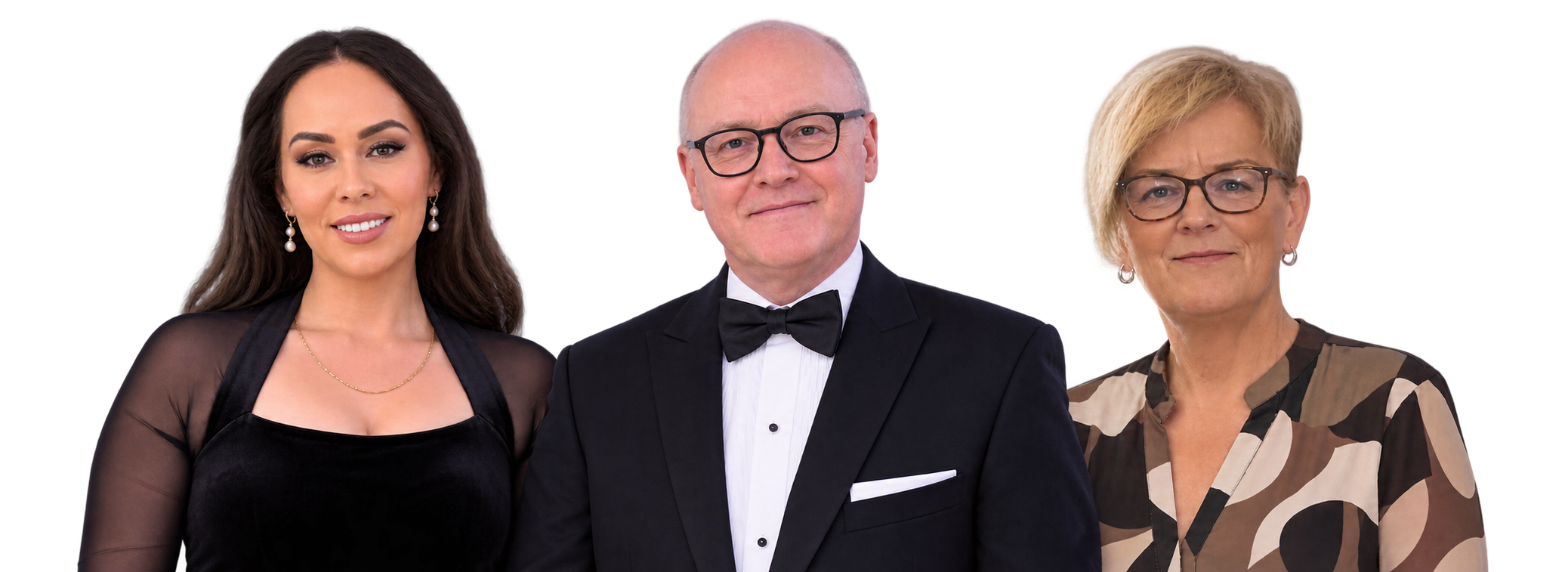 Rachel Duquesnois, Niall Rochford and Pamela Deasy — the Pancreatic Cancer Ireland team